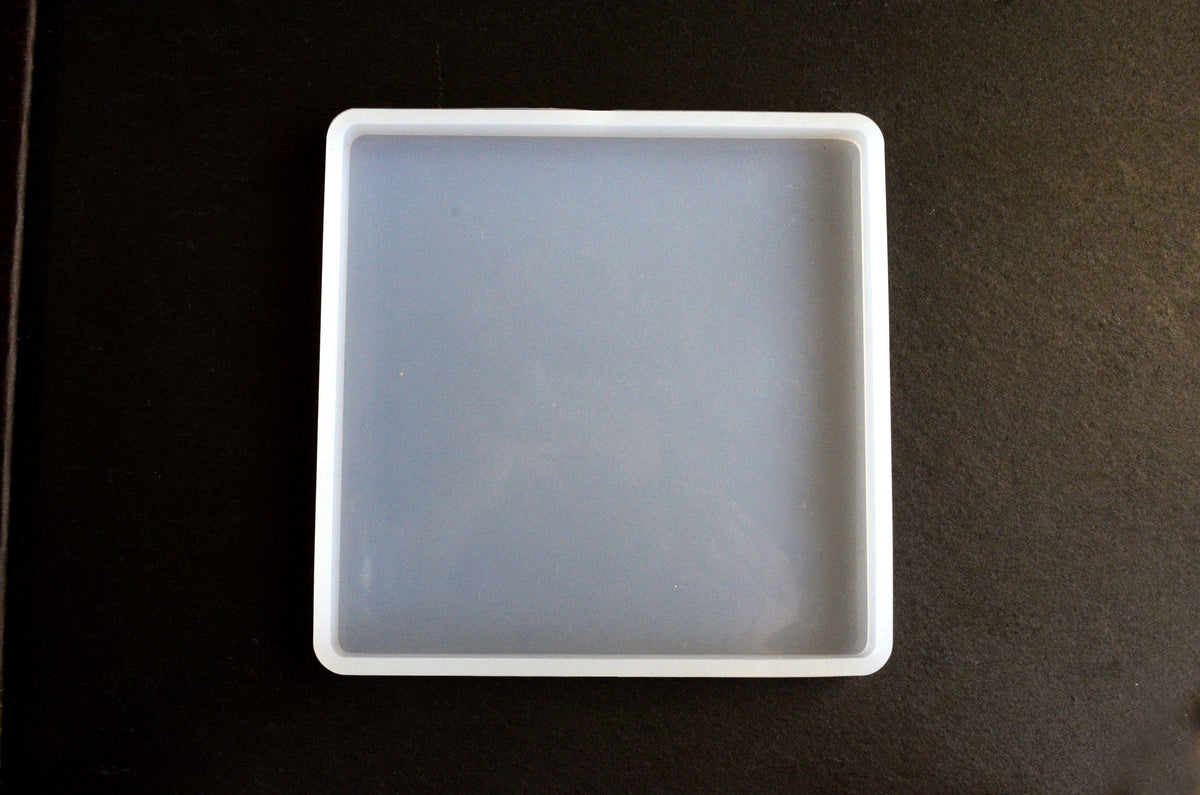 Deep Square Silicone Mold Shiny With Sharp Corners 5x5x2 / Paperweight Square  Silicone Mold 